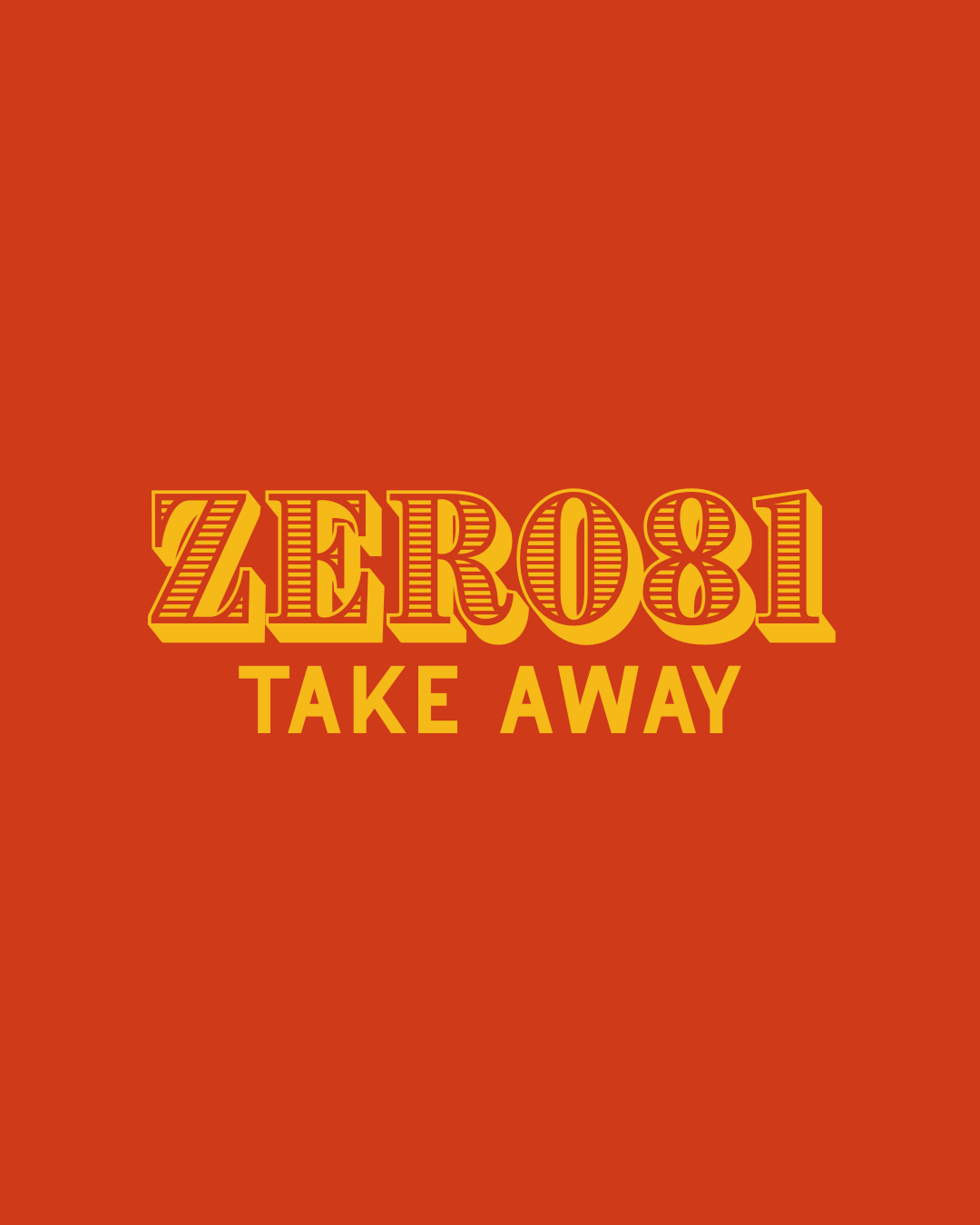 Logo ZER081 TAKE AWAY